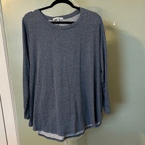 Green Envelope Blue Patterned Tunic